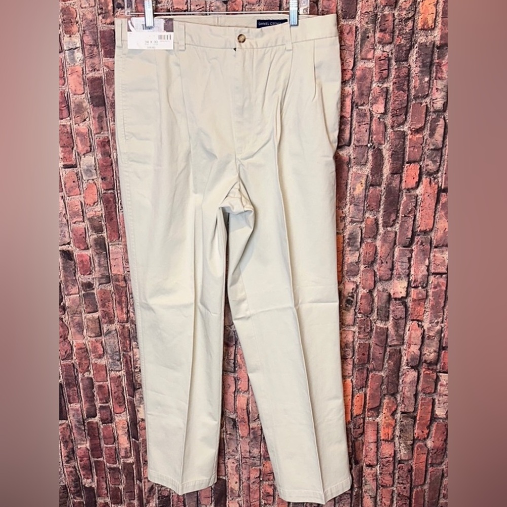 Daniel Cremieux Beige Paris Men’s Pants 34x30 new with tags